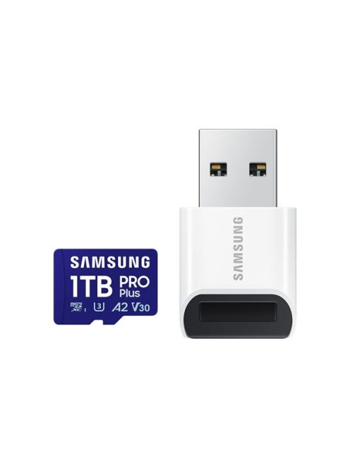 SAMSUNG Memóriakártya, PRO Plus + Reader microSDXC 1TB, CLASS 10, UHS-I, U3, V30, A2, R180/W130