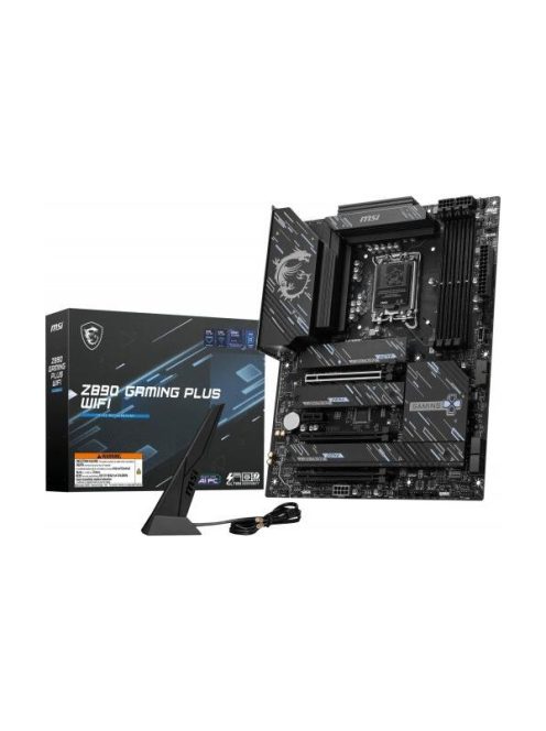 MSI Alaplap S1851 Z890 GAMING PLUS WIFI Intel Z890, ATX