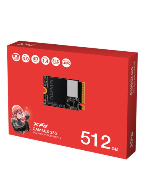 ADATA SSD M.2 2230 NVMe Gen4x4 512GB GAMMIX S55