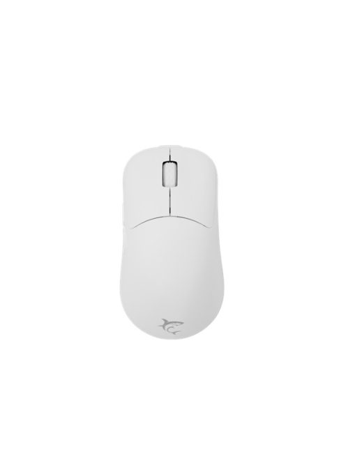 WHITE SHARK AERO-W WGM-5015W gamer egér, 10.000 dpi, 6 gombos fehér