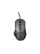 WHITE SHARK ECTOR-B GM-5016B RGB gamer egér, 12.200 dpi, 7 gombos fekete