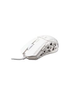   WHITE SHARK ECTOR-W GM-5016W RGB gamer egér, 12.200 dpi, 7 gombos fehér