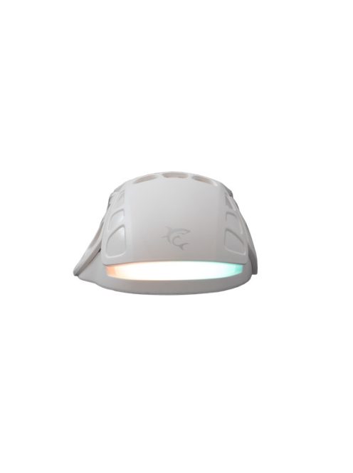 WHITE SHARK ECTOR-W GM-5016W RGB gamer egér, 12.200 dpi, 7 gombos fehér