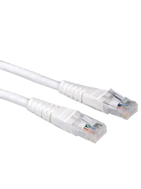 VALUE Kábel UTP CAT6 LSOH, kihúzás gátló, 0,5m, fehér