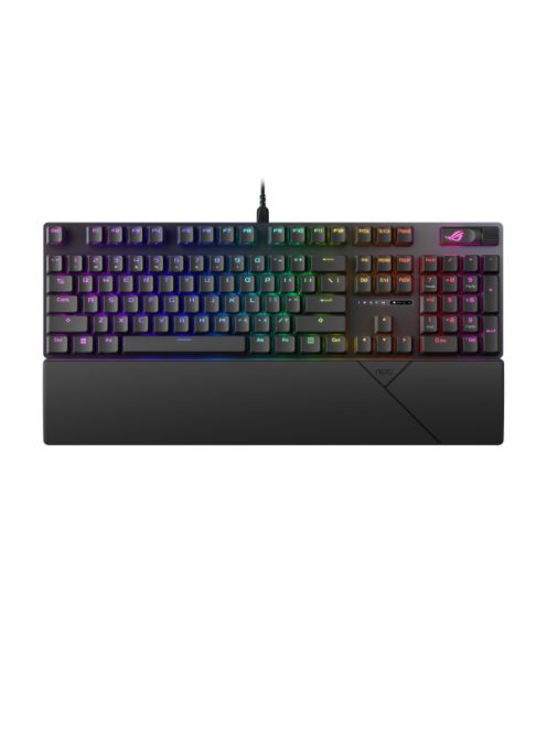 ASUS Vezetékes Billentyűzet ROG STRIX SCOPE II RX USB, Fekete, Mechanikus