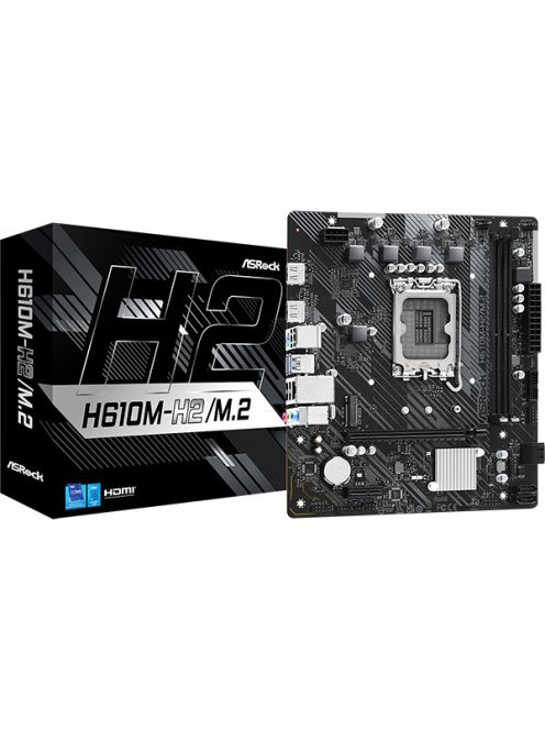 ASROCK Alaplap S1700 H610M-H2/M.2 INTEL H610, mATX