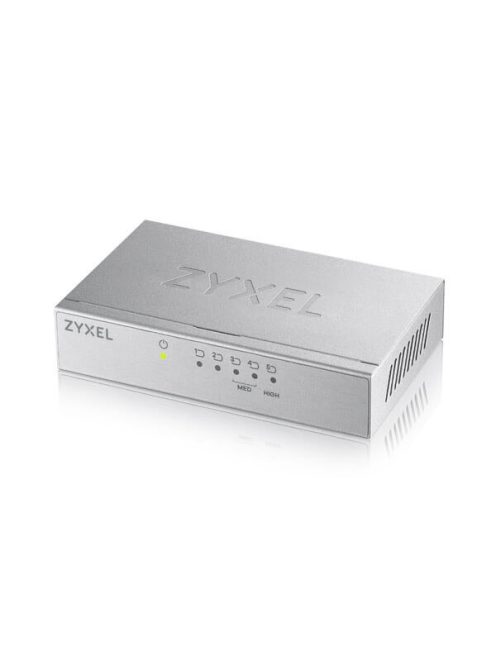 ZYXEL Switch 5x1000Mbps, Fémházas Asztali, GS-105BV5-EU0101F