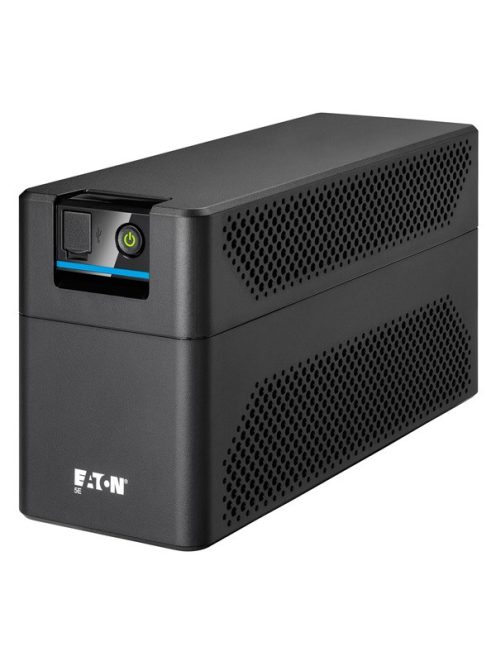 EATON UPS 5E700UD, 5e Gen2, IEC, 700VA, 360W, Input: Schuko, Outputs: (2) DIN, Line-interaktív szünetmentes, AVR, torony