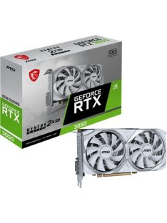   MSI Videokártya PCI-Ex16x nVIDIA RTX 3050 VENTUS 2X XS WHITE 8GB DDR6 OC