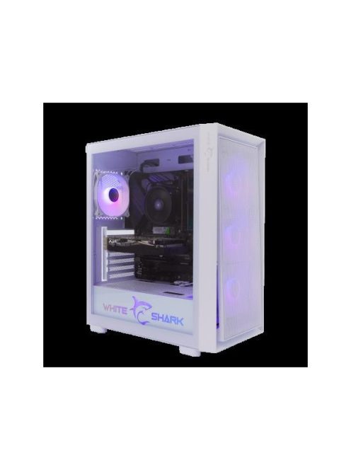 WHITE SHARK WARHEAD-3/W PC ház, E-ATX/ATX/M-ATX/ITX gamer, fehér