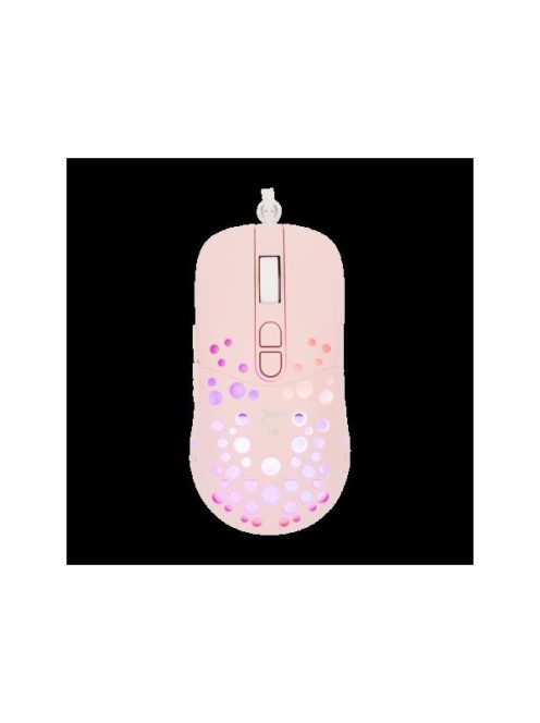 WHITE SHARK TRISTAN-P  WS GM-9004P  gamer egér 7D / 12000 dpi pink RGB