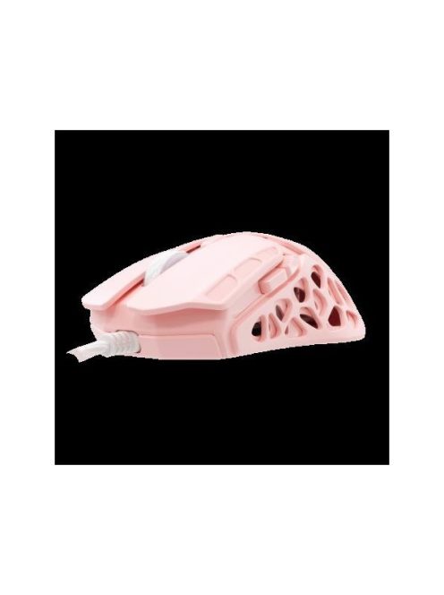 WHITE SHARK ECTOR-P WS GM-5016P  gamer egér 7D / 12.200 dpi pink RGB  PIXART PMW3327