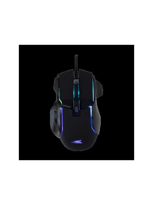 BARACUDA BGM-071B PIRANHA-B fe/ 7200 dpi 7D gamer egér, RGB