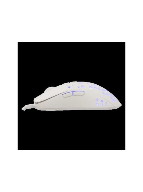 WHITE SHARK TRISTAN-W WS GM-9004W  7D / 12000 dpi fehér RGB gamer egér