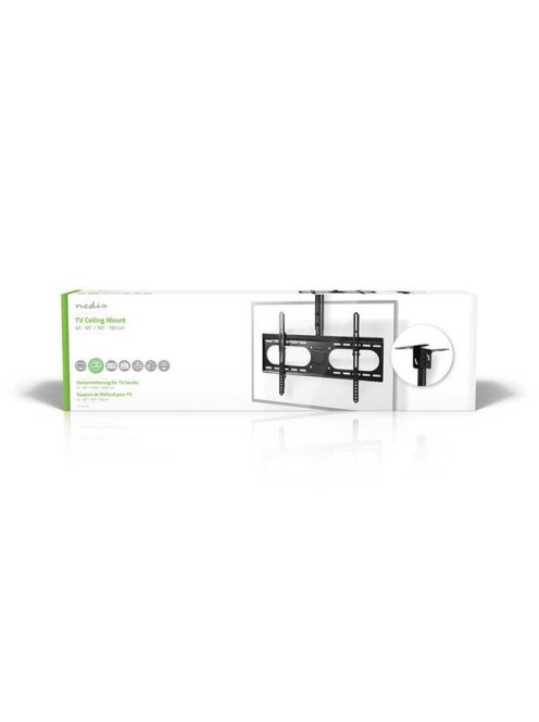 Nedis TVCM1350BK mennyezeti (plafonra szerelhető) TV / monitor állvány / tartó konzol, 42-65",  dönthető, forgatható