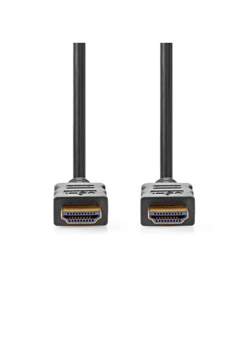 Nedis CVGL34060BK150 ultra HD HDMI kábel, HDMI dugó - dugó, 4K@60Hz, ARC, 18 Gbps, aranyozott csatlakozók, hossz 15m