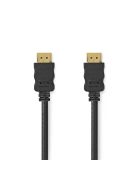 Nedis CVGL34060BK200 ultra HD HDMI kábel, HDMI dugó - dugó, 4K@60Hz, ARC, 18 Gbps, aranyozott csatlakozók, hossz 20m