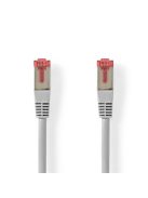 Nedis CCGL85220GY05 UTP / FTP Cat6 patch kábel, RJ45 aranyozott érintkezők, 10/100/1000 Mbit/s, hossz 0.5m