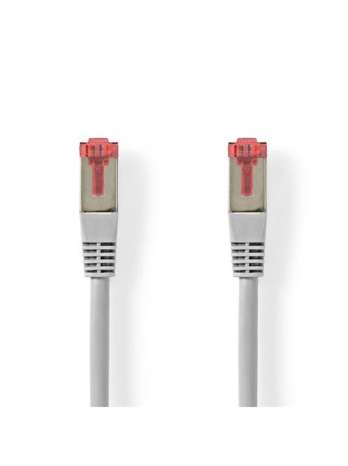 Nedis CCGL85220GY05 UTP / FTP Cat6 patch kábel, RJ45 aranyozott érintkezők, 10/100/1000 Mbit/s, hossz 0.5m