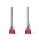 Nedis CCGL85220GY05 UTP / FTP Cat6 patch kábel, RJ45 aranyozott érintkezők, 10/100/1000 Mbit/s, hossz 0.5m