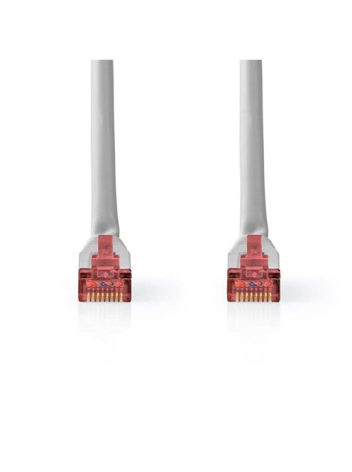 Nedis CCGL85220GY05 UTP / FTP Cat6 patch kábel, RJ45 aranyozott érintkezők, 10/100/1000 Mbit/s, hossz 0.5m