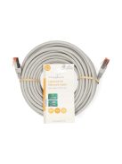 Nedis CCGL85220GY100 UTP / FTP Cat6 patch kábel, RJ45 aranyozott érintkezők, 10/100/1000 Mbit/s, hossz 10m