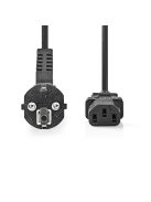 Nedis CEGL10000BK20 táp kábel IEC-320-C13, 3 x 0.75 mm˛ hossz 2m