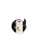 Nedis CCGL60100BK50 USB2.0, USB A - B kábel, 10W, hossz 5m
