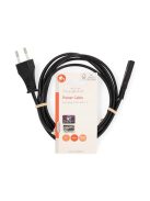 Nedis CEGL11040BK20 táp kábel IEC-320-C7, 2 x 0.75 mm, hossz 2m