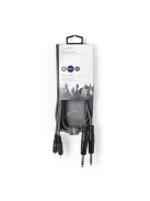 Nedis COTH23320GY15 félprofi audio kábel, 2 x 6,35mm mono jack dugó - 2 X RCA dugó, hossz 1.5m, rugalmas