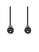 Nedis CAGL25000BK30 optikai audio kábel, TosLink dugó, hossz 3m