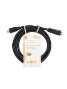 Nedis CCGL34800BK20 HDMI - DVI-D 24+1p kábel, 1080p, hossz 2m