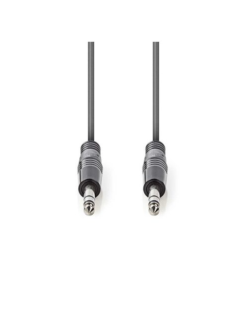 Nedis COTH23020GY30 félprofi audio kábel, 2 x 6,35mm sztereo jack dugó, hossz 3m, rugalmas