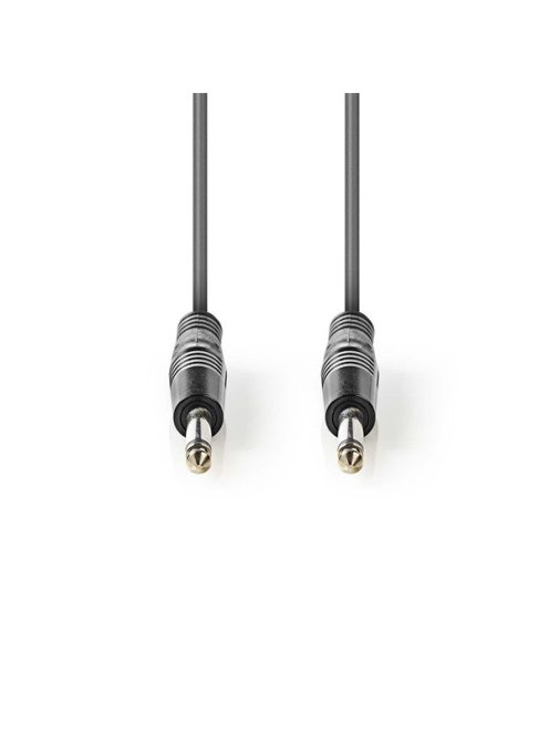 Nedis COTH23000GY15 félprofi audio kábel, 2 x 6,35mm mono jack dugó, hossz 1.5m, rugalmas