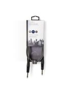 Nedis COTH23000GY15 félprofi audio kábel, 2 x 6,35mm mono jack dugó, hossz 1.5m, rugalmas