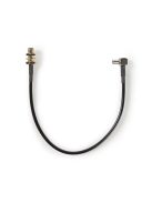 Nedis SMA kábel, SMA aljzat - TS9, 50 Ohm, 0.20m, CSGB02125BK02