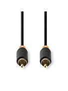 Nedis CABW24170AT20 digitális koax kábel, 2 x aranyozott RCA, hossz 2m