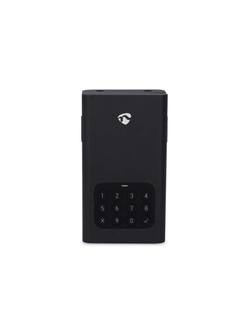 Nedis BTHKB10BK okos kulcs széf, Bluetooth®, IPX5, 2 x AA elem (nem tartozék), rozsdamentes acél kulcsszéf