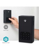 Nedis BTHKB10BK okos kulcs széf, Bluetooth®, IPX5, 2 x AA elem (nem tartozék), rozsdamentes acél kulcsszéf