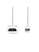 Nedis kábel CCGB37650WT02 mini displayport dugó - HDMI aljzat adapter