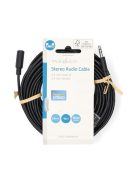 Nedis CAGL22050BK100 3,5mm sztereo jack hosszabító kábel, 10m