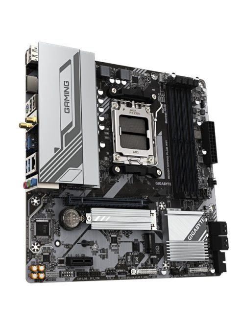 GIGABYTE Alaplap AM5 B650M GAMING PLUS WIFI AMD B650, ATX