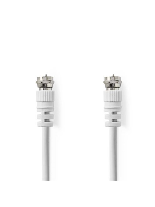 Nedis F csatlakozós koax kábel, 75 Ohm, dupla árnyékolás, 1.5m