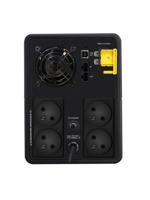 APC Back-UPS BX1600MI-GR szünetmentes tápegység (4x Schuko), 1600VA, 900W 230V, AVR, Line-Interaktív UPS