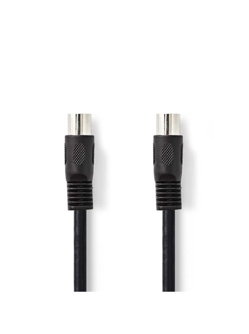 Nedis CAGL20000BK30 DIN audio kábel, DIN 5 tűs dugó, Nikkelezett, 3 m