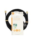 Nedis CSGL02000BK50 SMA kábel, aranyozott, 50 Ohm, árnyékolt,  5 m
