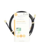 Nedis CSGL02010BK20 SMA kábel, SMA férfi,  SMA nő, Aranyozott, 50 Ohm,  árnyékolt, 2,00 m | kerek,  PVC, Fekete
