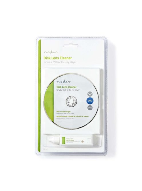 Nedis CLDK110TP cd/dvd/blu-ray tisztító készlet tisztító folyadékkal