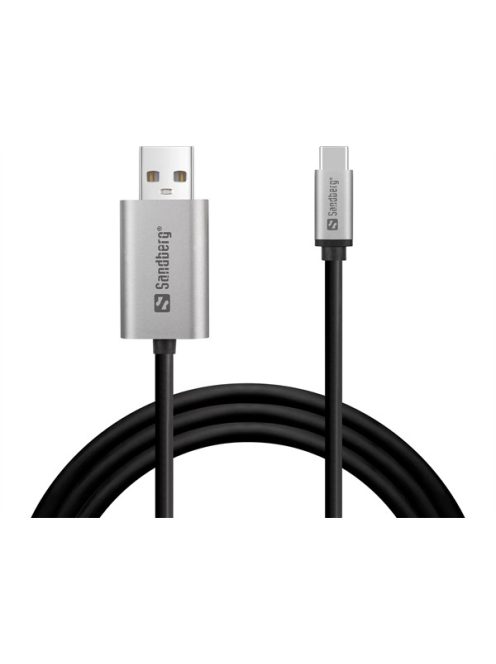 SANDBERG DisplayPort kábel, USB-C to DisplayPort Cable 2M