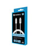 SANDBERG USB-C tartozék, USB-C>C USB4 240W+40Gbps, 1M